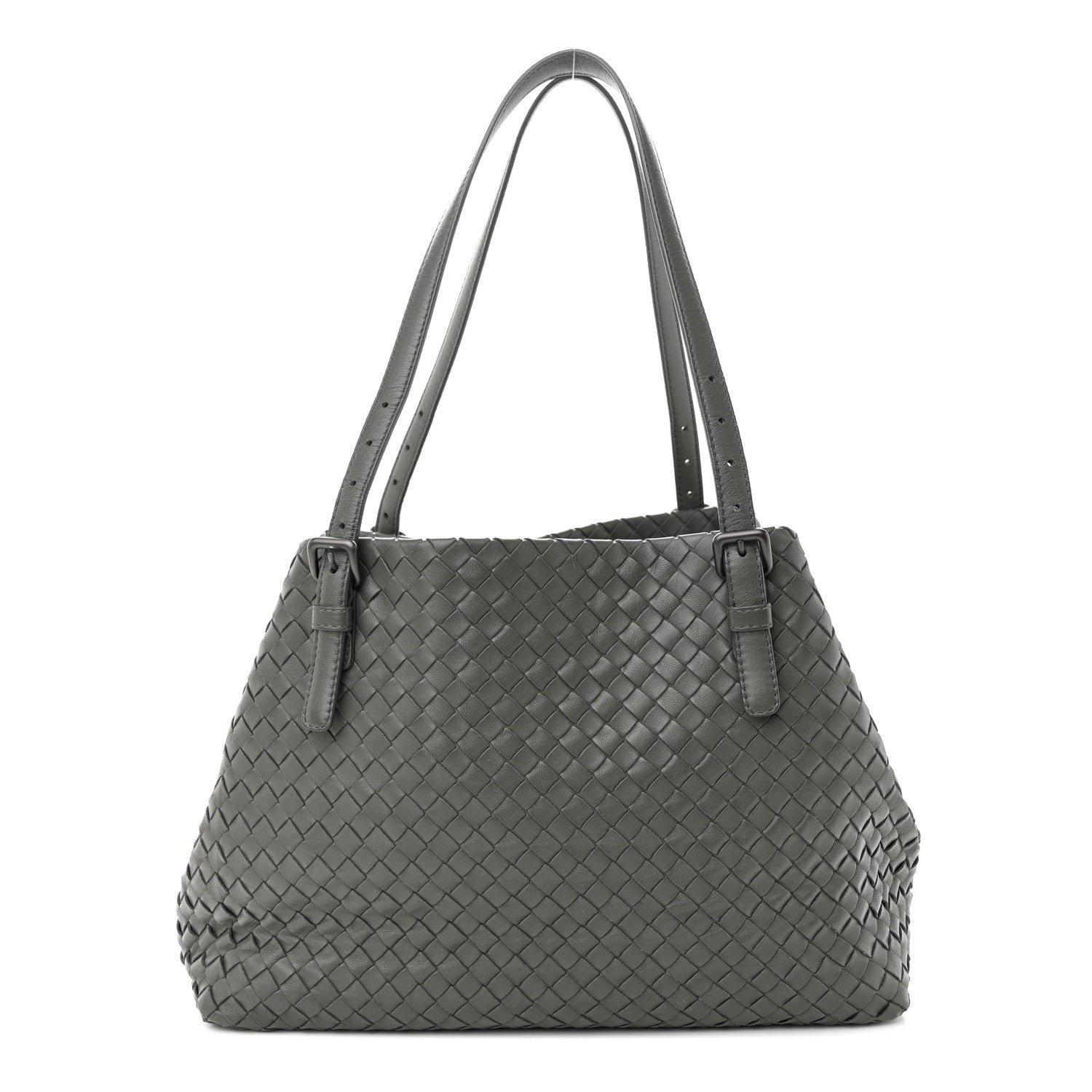 Bottega Veneta Nappa Intrecciato Medium Seamless Tote Grey 1 of 12