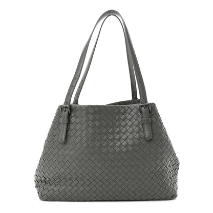 Bottega Veneta Nappa Intrecciato Medium Seamless Tote Grey 1 of 12