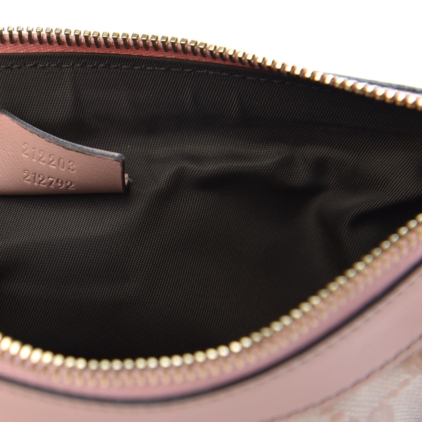 Crystal Monogram New Britt Wristlet Pink