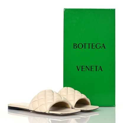 Bottega Veneta Nappa Maxi Intrecciato Lido Flat Sandals 37.5 Wax 11 of 11