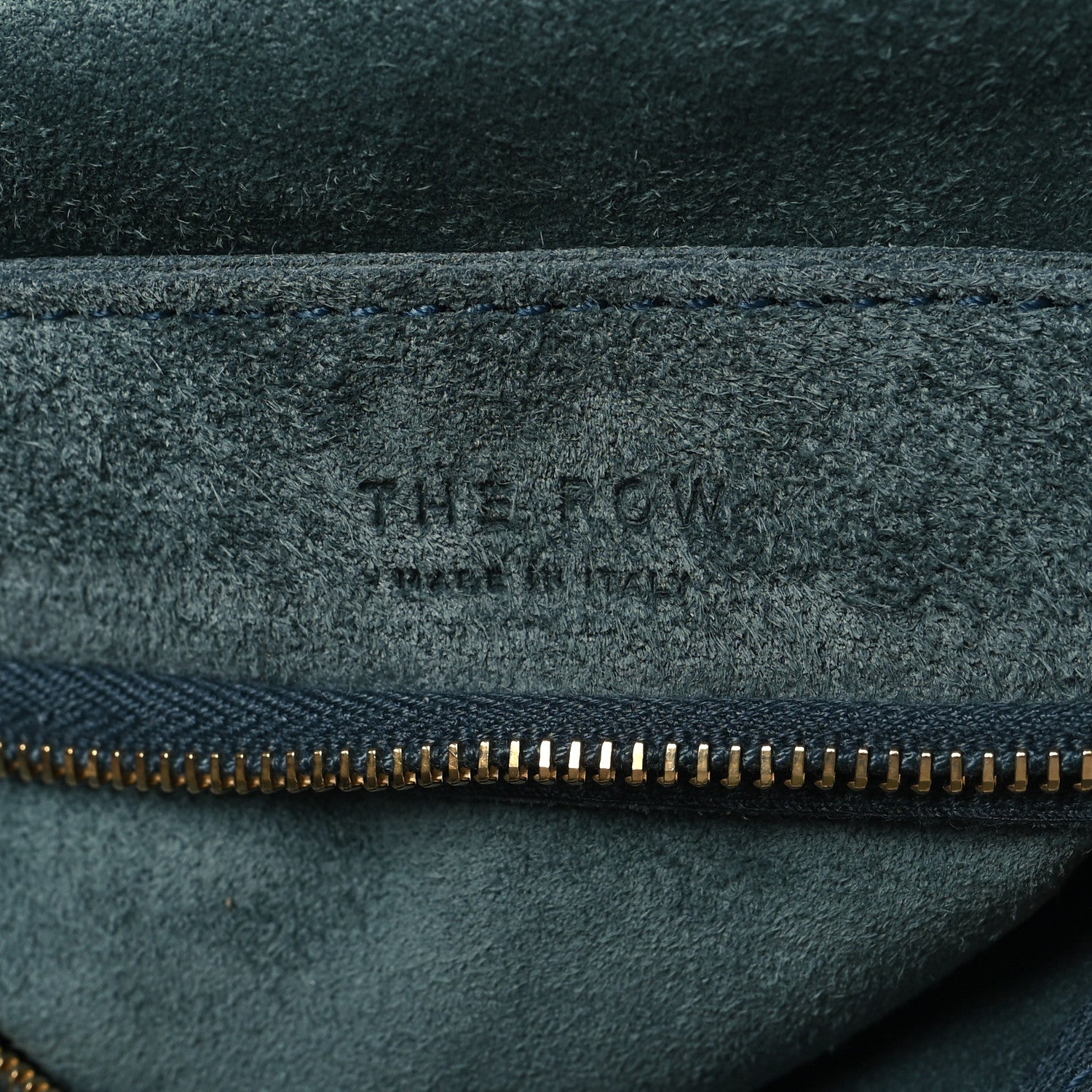 The Row Suede Bindle Two Bag Pale Teal 6 of 9