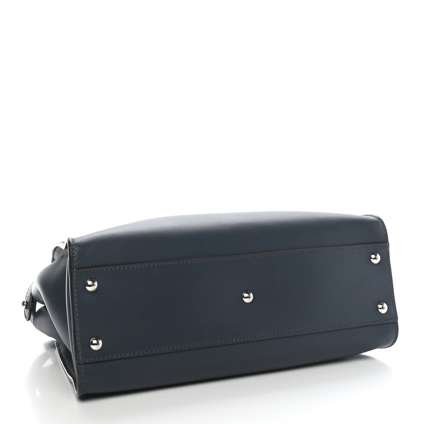 Vitello Seta Shiny Nappa Elaphe Medium Peekaboo Iconic Satchel Notturno Natural