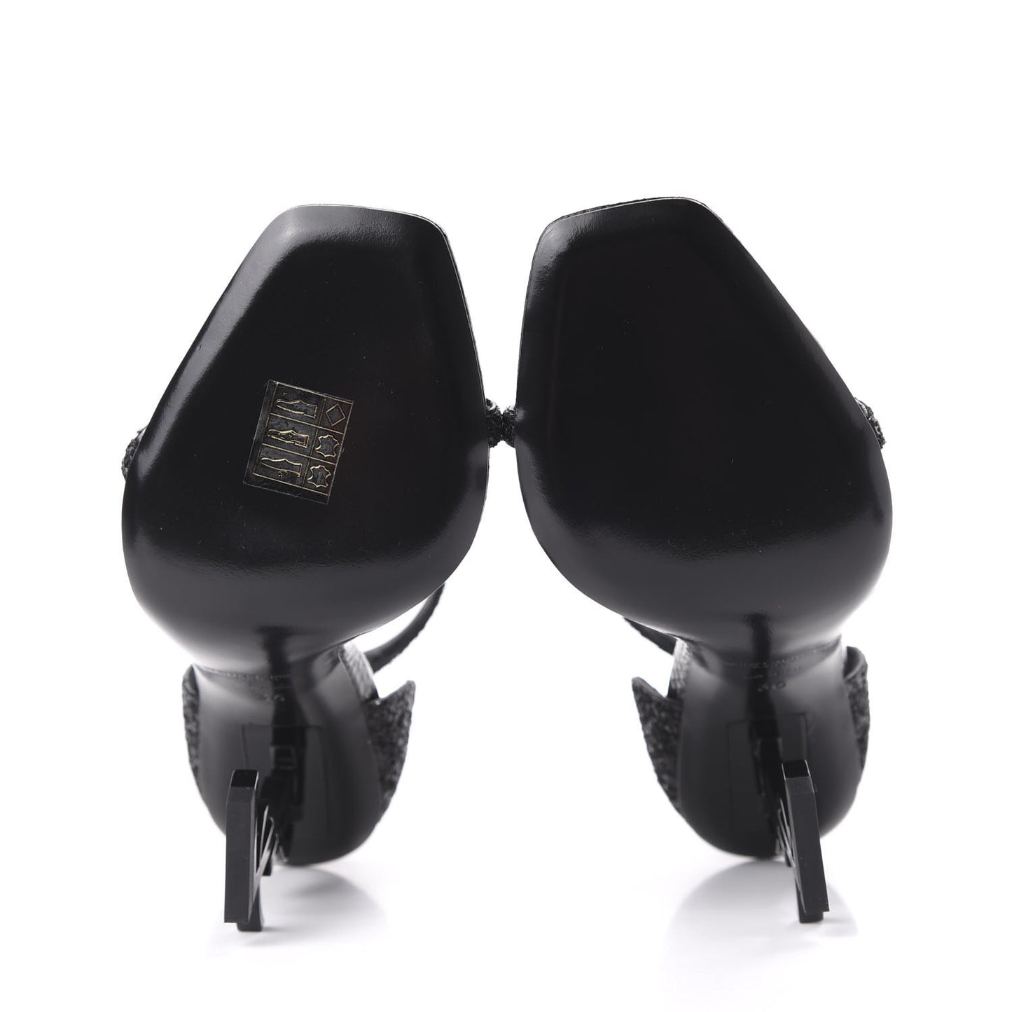 Glitter Opyum Sandals 36 Black