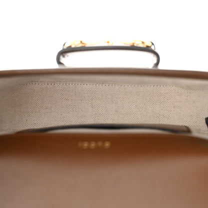 Gucci Azalea Calfskin Web Mini Horsebit 1955 Shoulder Bag Brown Sugar 5 of 14