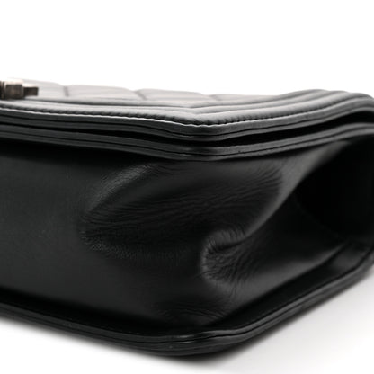 Chanel Calfskin Quilted Medium Boy Flap Black 11 of 12