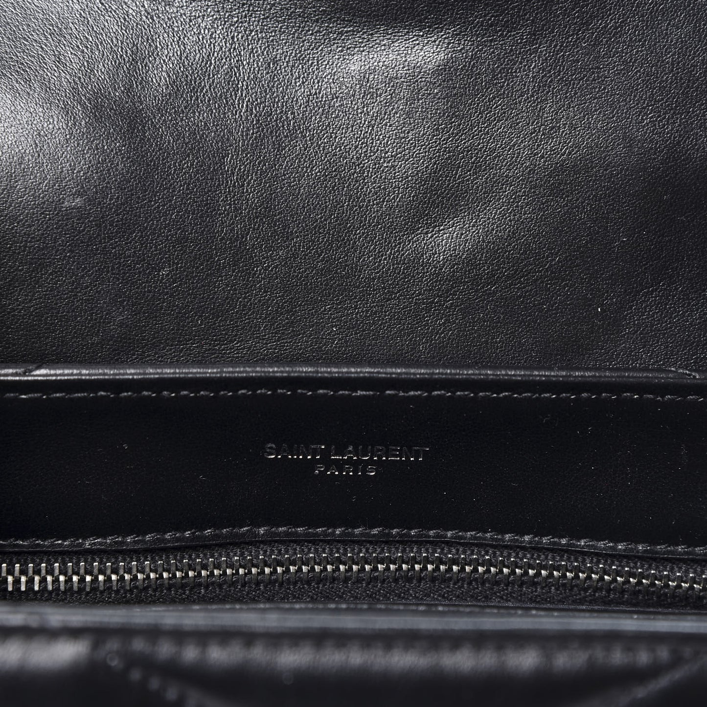 Calfskin Y Quilted Monogram Toy Loulou Crossbody Bag Black
