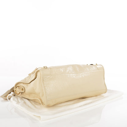 Balenciaga Agneau Giant 12 Gold Hardware City Blanc Creme Light Craie 4 of 12