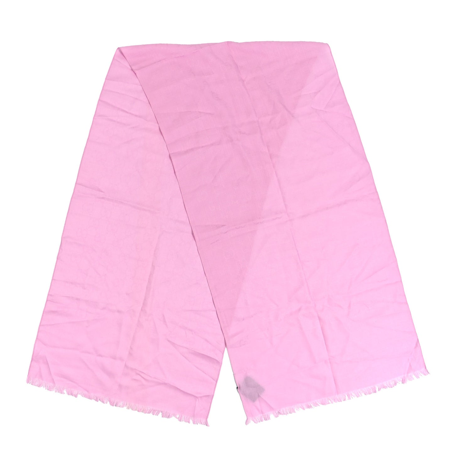 Wool Silk GG Monogram GGNat Scarf Rose