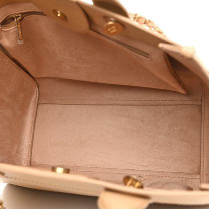 Chanel Caviar Small Studded Deauville Tote Beige 5 of 10