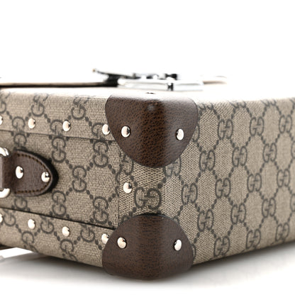 Gucci GG Supreme Monogram Globe-Trotter Beauty Case Brown 9 of 14