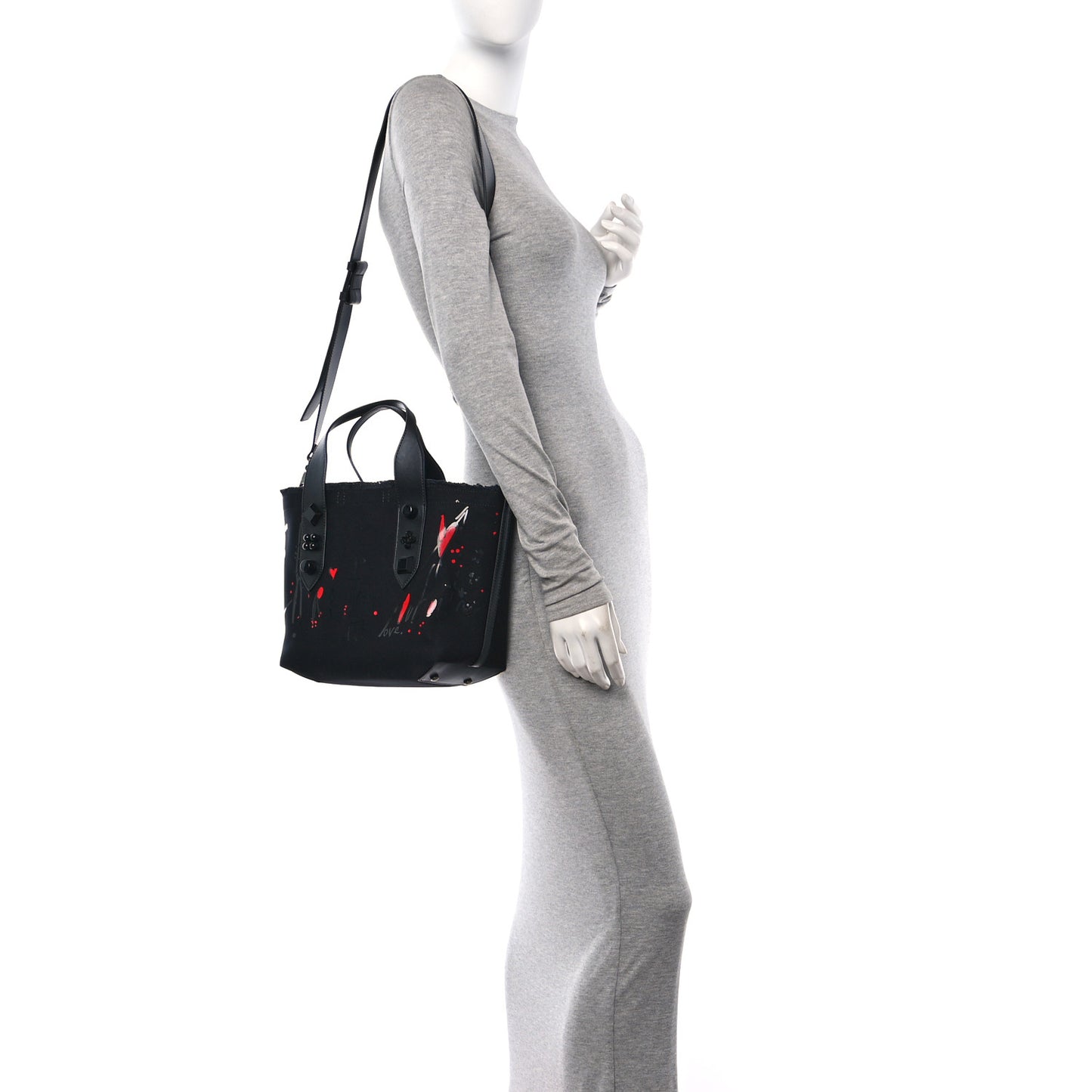 Canvas Small Frangibus Tote Black