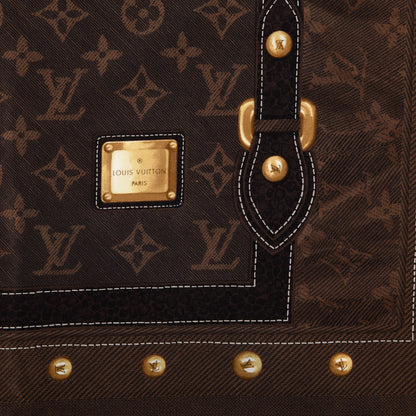 Louis Vuitton Silk Monogram New Denim Bandana Scarf Ebene 4 of 4