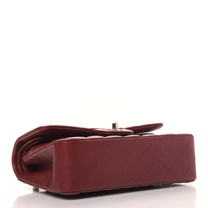 Chanel Caviar Quilted Small Double Flap Burgundy 3 of 6
