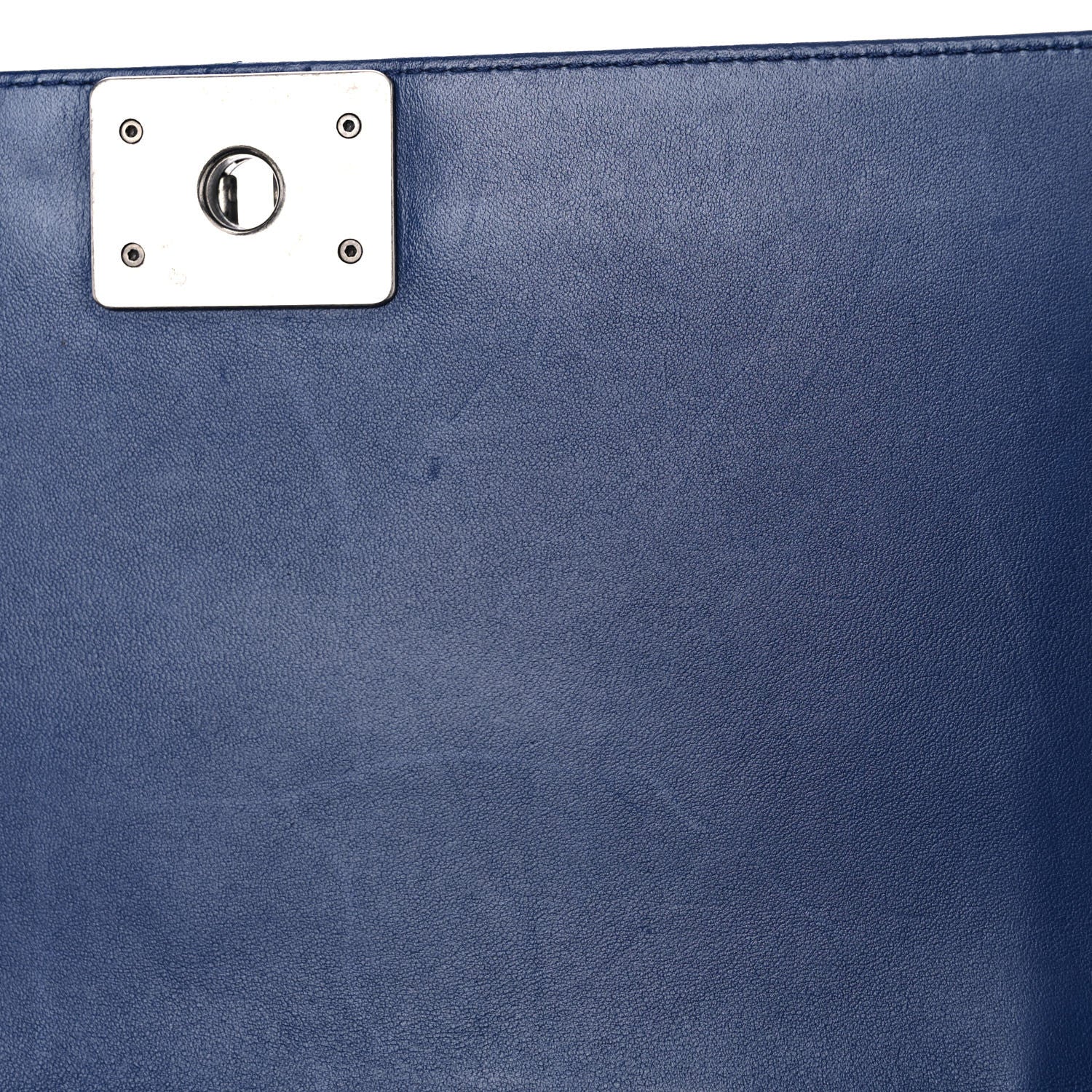 Chanel Calfskin Quilted New Medium Boy Flap Blue 12 of 16