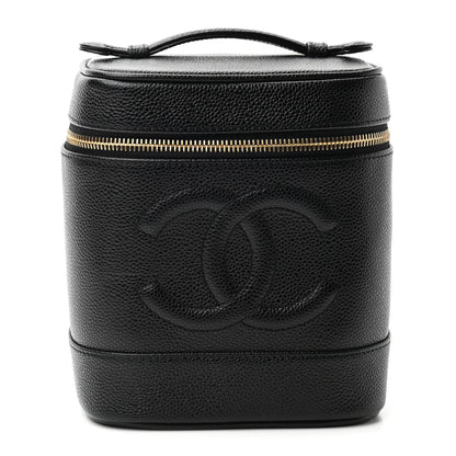 Chanel Caviar Vanity Cosmetic Case Black 1 of 7