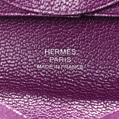 Hermes Chevre Chamkila Bastia Coin Purse Anemone 6 of 8