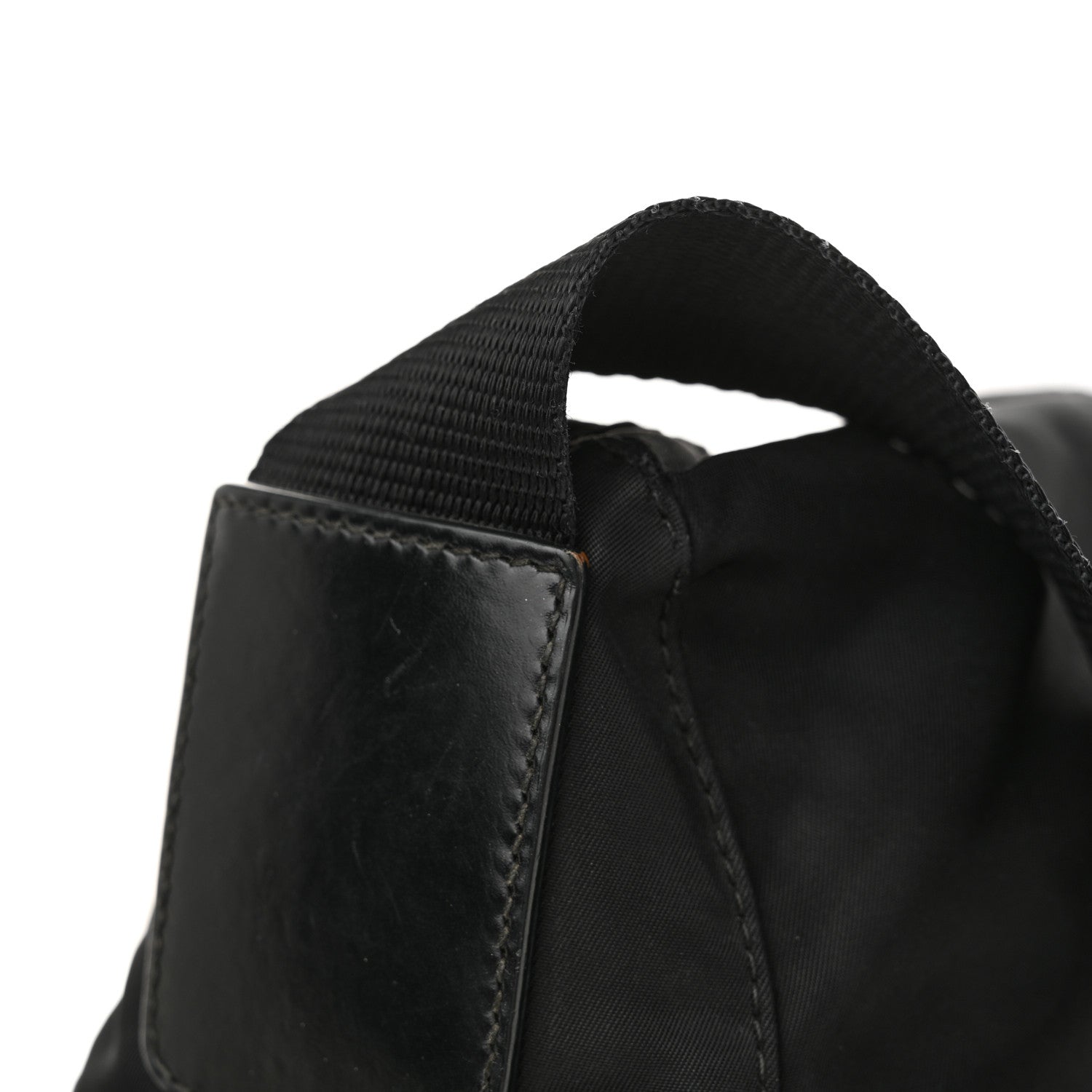 Prada Tessuto Nylon Messenger Bag Black 11 of 13