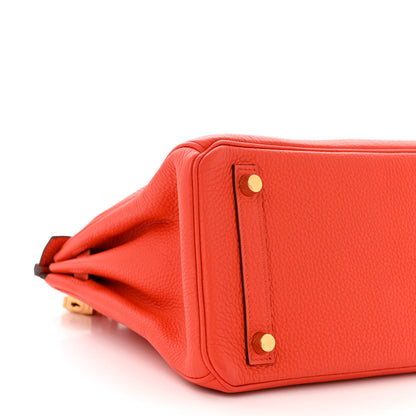 Hermes Togo Birkin 25 Capucine 9 of 10