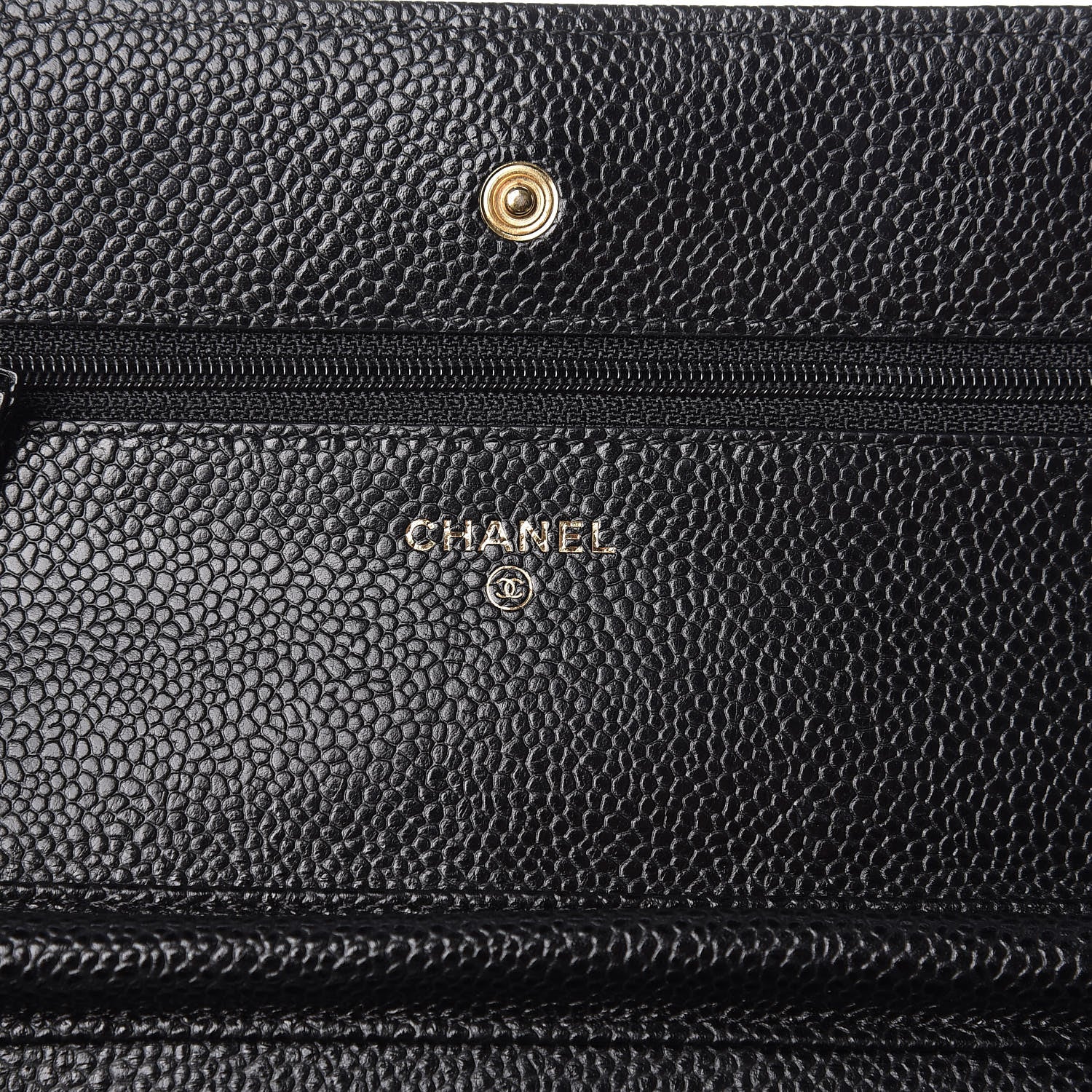 Chanel Caviar Quilted Wallet On Chain WOC Black 6 of 10