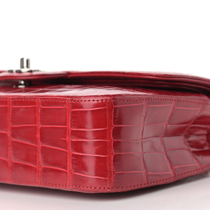 Chanel Alligator Medium Double Flap Red 9 of 9