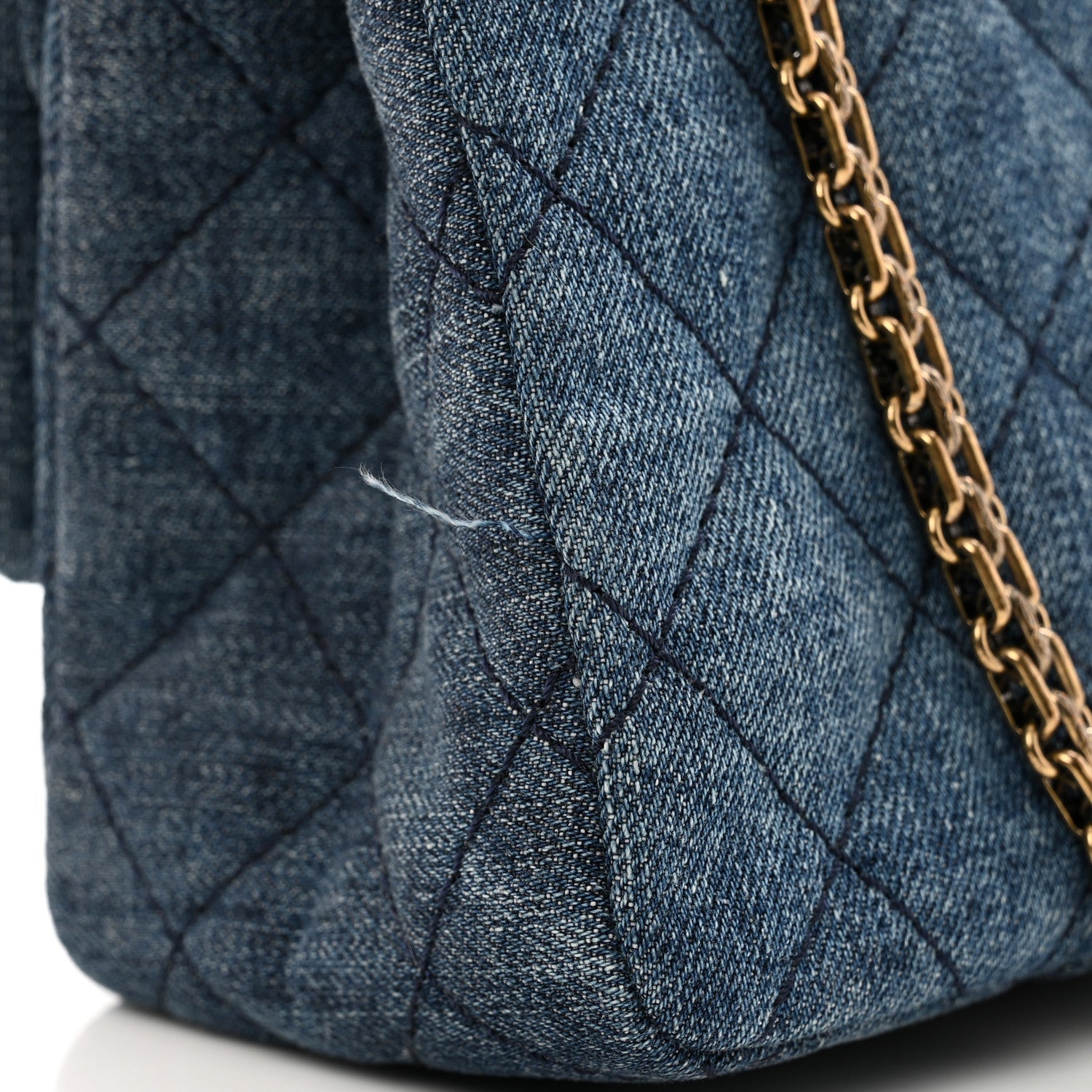 Chanel Denim Quilted 2.55 Reissue 225 Flap Blue 11 of 11