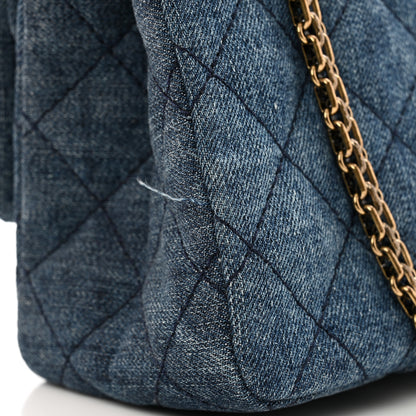 Chanel Denim Quilted 2.55 Reissue 225 Flap Blue 11 of 11