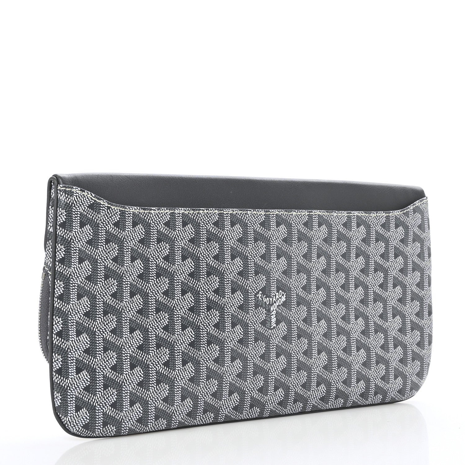 Goyard Goyardine Sainte Marie Soft Clutch Grey 2 of 6