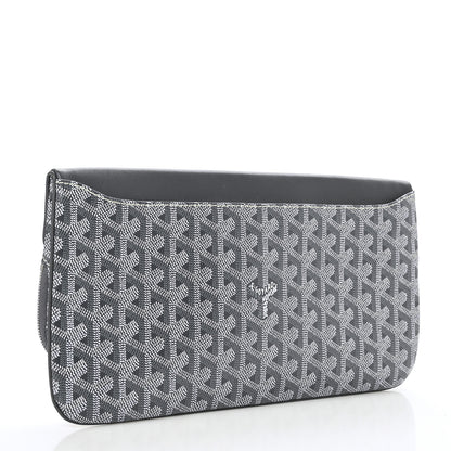 Goyard Goyardine Sainte Marie Soft Clutch Grey 2 of 6