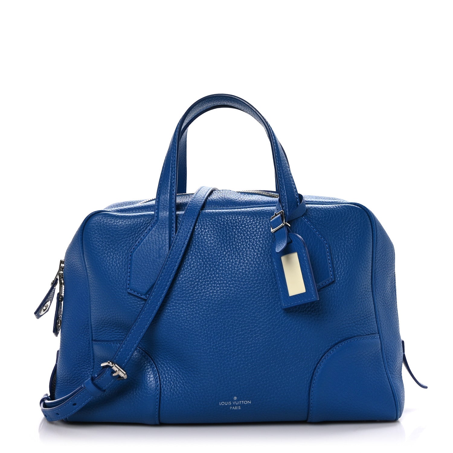 Louis Vuitton Taurillon Dora Ultra Soft MM Blue Royal 1 of 7