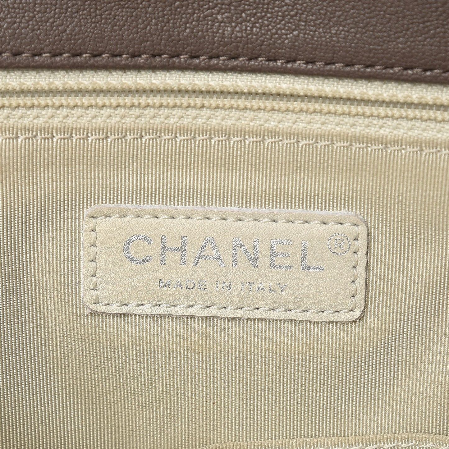 Washed Lambskin Quilted Maxi Chain Around Flap Taupe