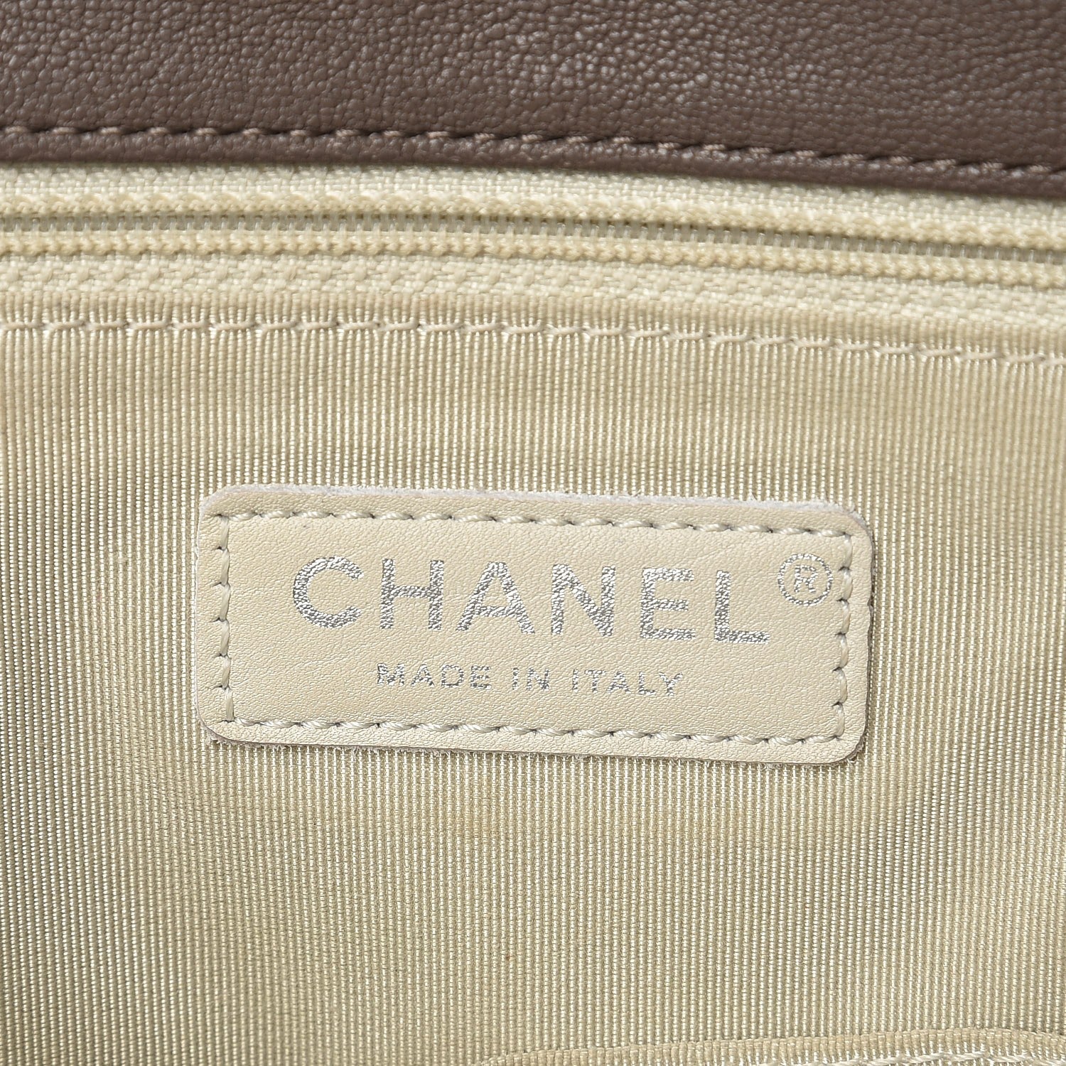 Chanel Washed Lambskin Quilted Maxi Chain Around Flap Taupe 6 of 8