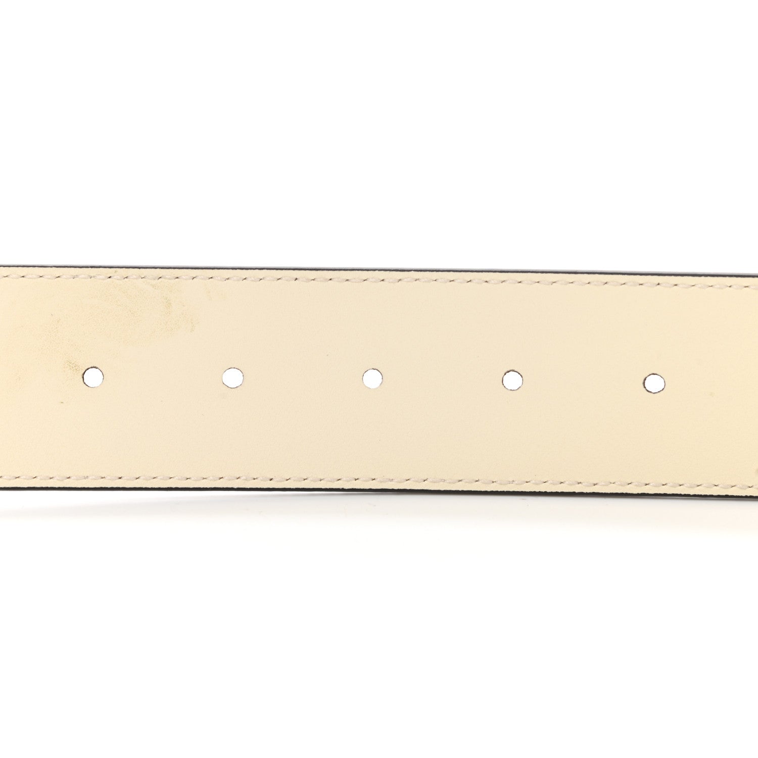 Gucci Calfskin Double G 40mm Belt 100 40 Mystic White 5 of 7