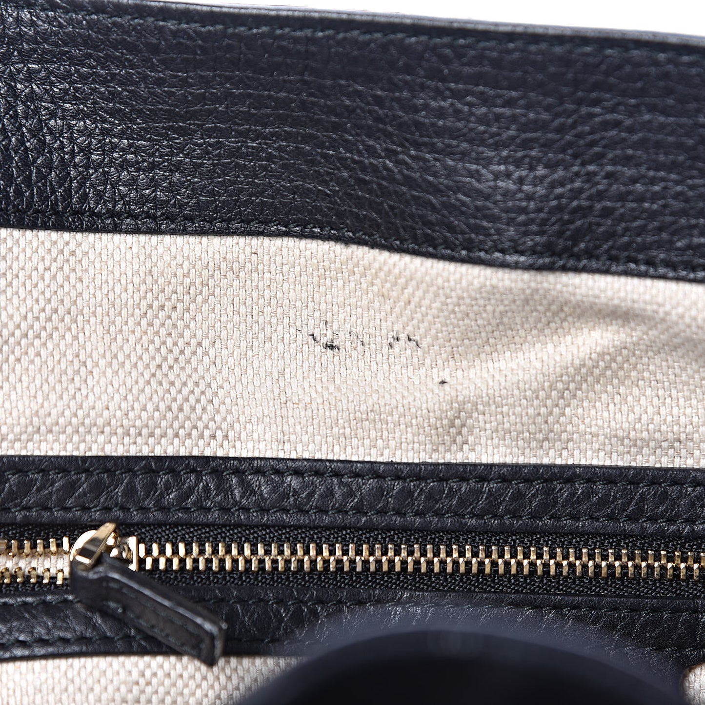 Pebbled Calfskin Medium Soho Shoulder Bag Black