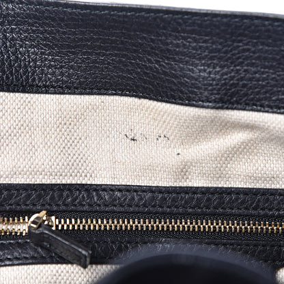 Gucci Pebbled Calfskin Medium Soho Shoulder Bag Black 8 of 12