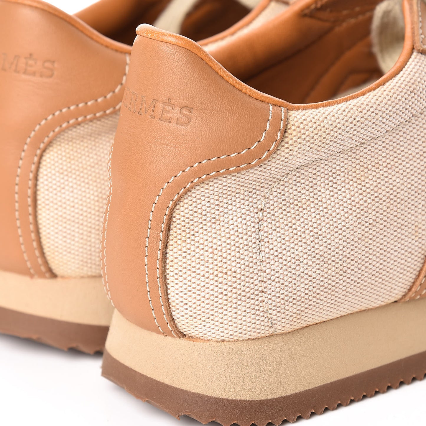 Calfskin Toile Womens Quick Sneakers 37 Gold