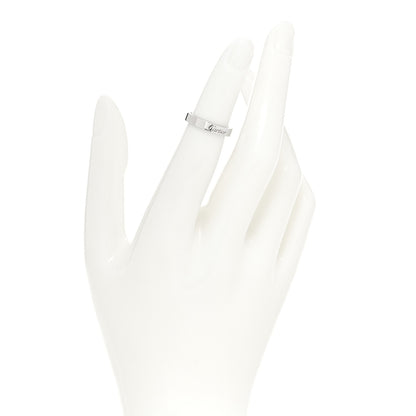 Cartier Platinum 3mm C De Cartier Wedding Band Ring 45 3.25 2 of 6