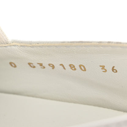 Chanel Lambskin Quilted Womens CC Stroll Sneakers 36 White 8 of 10