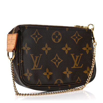 Louis Vuitton Monogram Complice Trunks and Bags Mini Pochette Accessories Beige 4 of 9