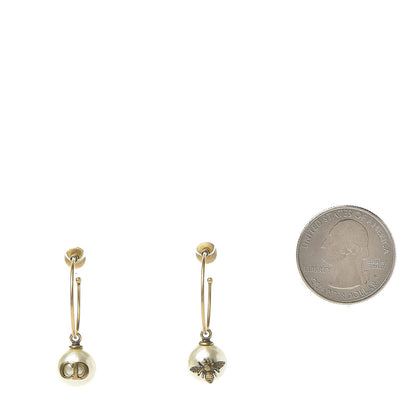 Christian Dior Pearl Bee Star Tribales Hoop Earrings 2 of 4
