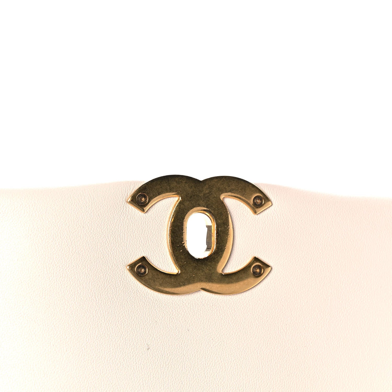 Chanel Lambskin Quilted Medium Chanel 19 Flap Light Beige 8 of 11