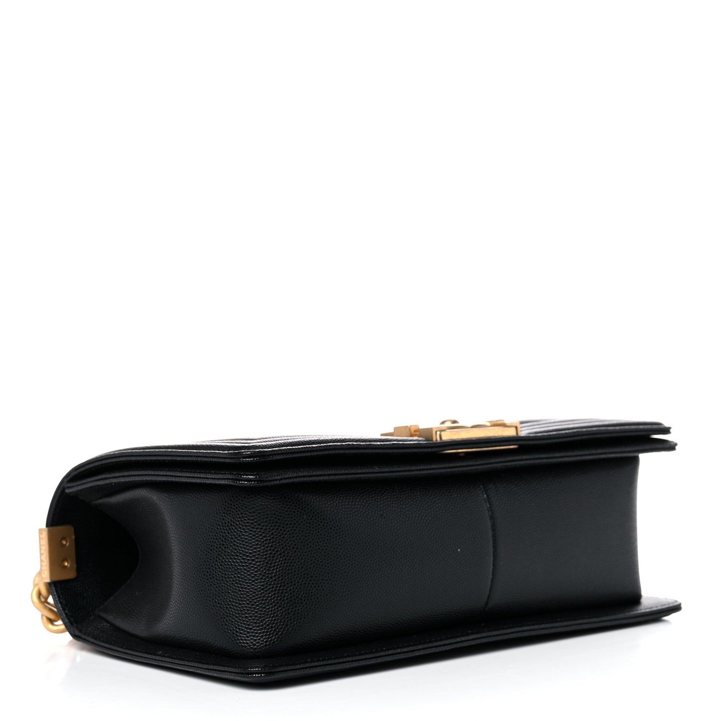 Caviar Quilted Medium Boy Flap Black