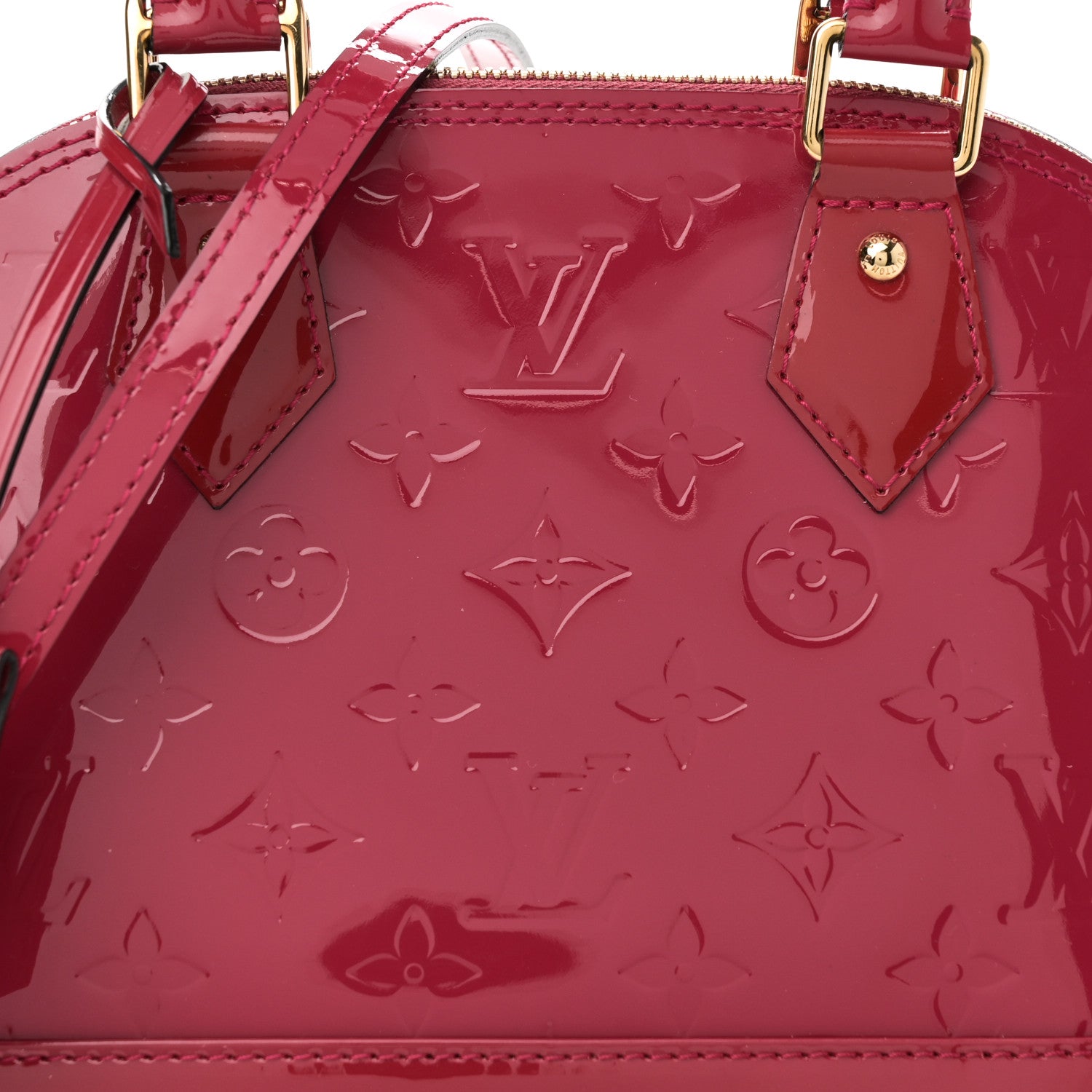 Louis Vuitton Vernis Alma BB Rose Indien 7 of 9