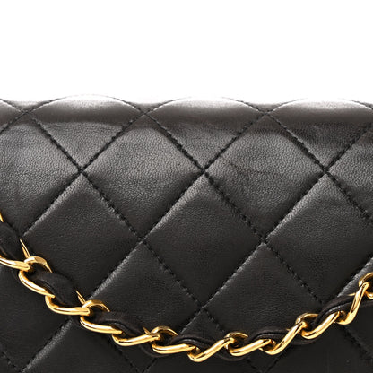 Chanel Lambskin Quilted Medium Double Flap Black 9 of 14