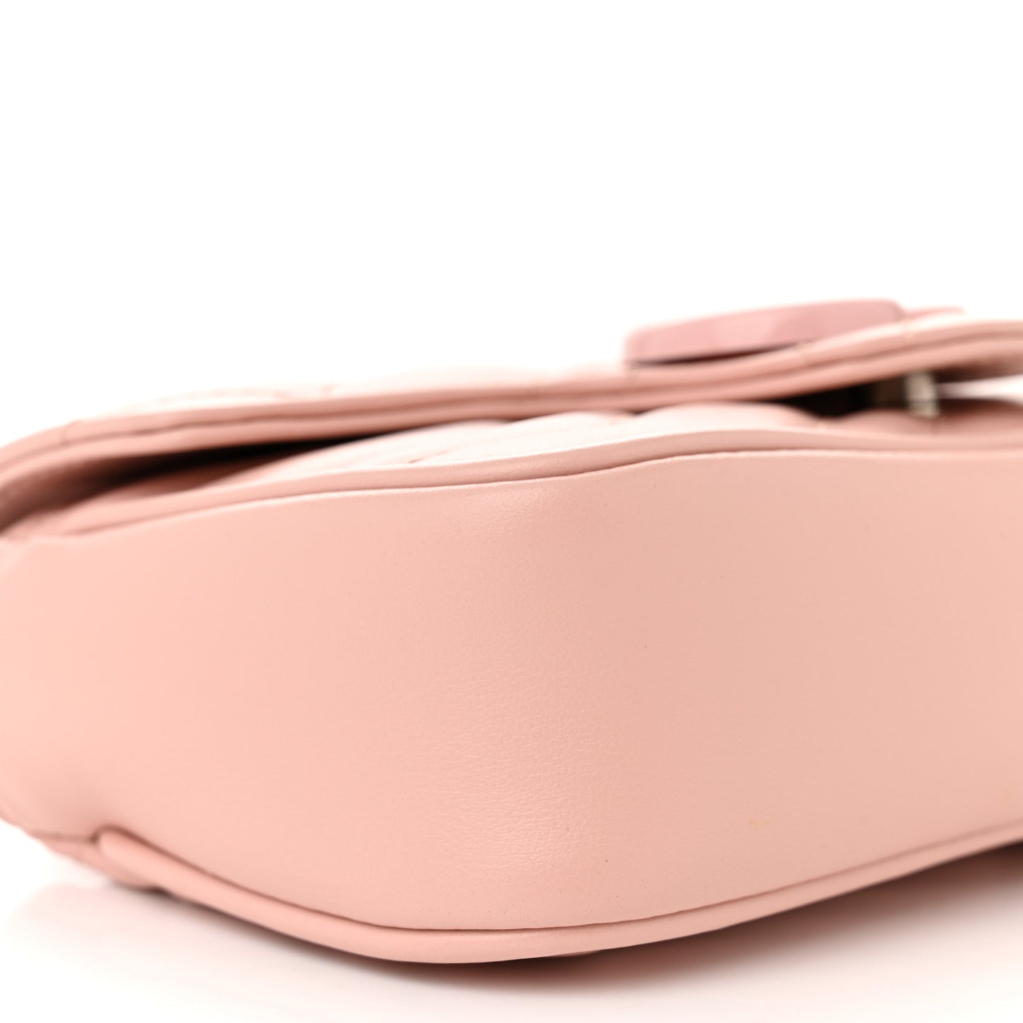 Calfskin Matelasse Monochrome GG Marmont Chain Belt Bag Perfect Pink