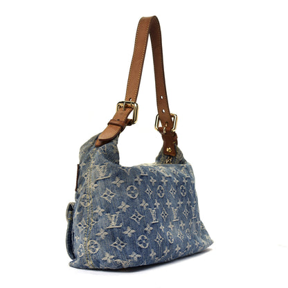 Louis Vuitton Monogram Denim Baggy PM Blue 2 of 10