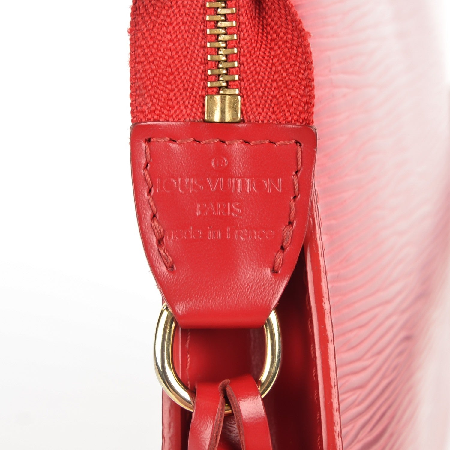 Louis Vuitton Epi Pochette Accessories 24 Castillan Red 6 of 8
