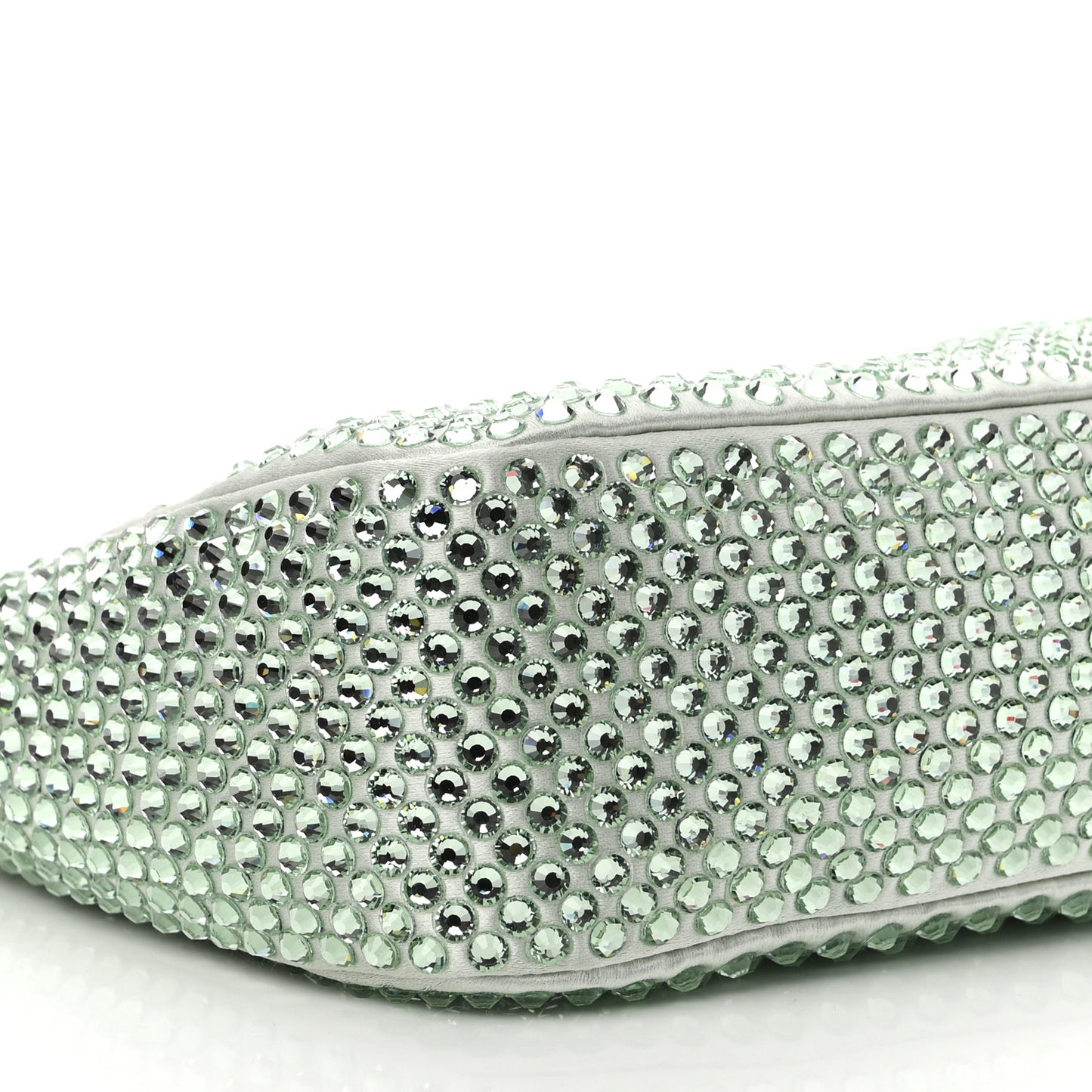 Satin Crystal Re-Edition 2005 Shoulder Bag Acqua