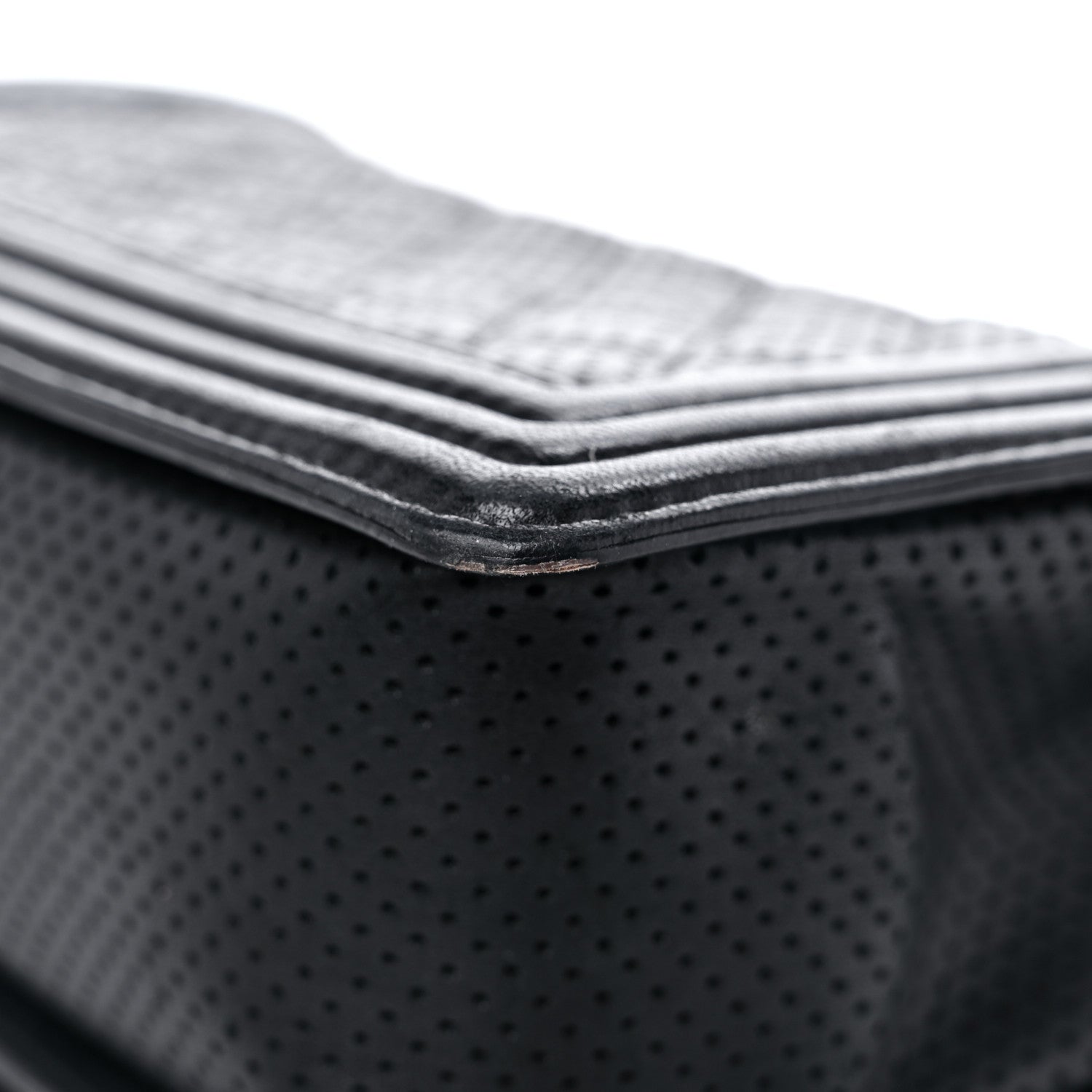 Chanel Lambskin Perforated Medium Boy Flap Black 10 of 13