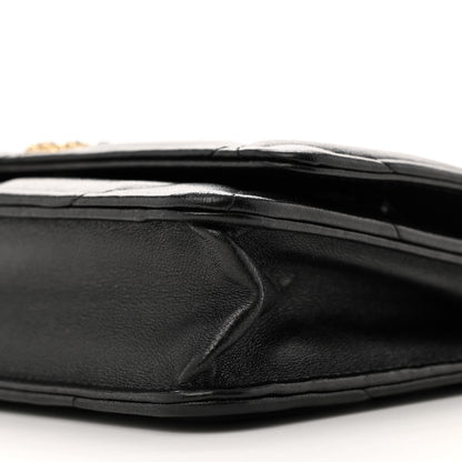 Chanel Lambskin Quilted Chanel 19 Wallet On Chain WOC Black 11 of 14
