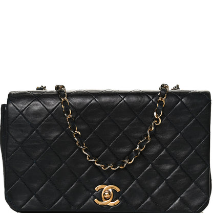 Chanel Aged Calfskin Quilted Medium Pondichery Flap Black 15 of 29